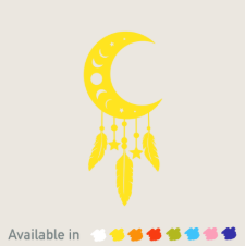 Moon Dream Catcher Decal, Book Besties Bookstore