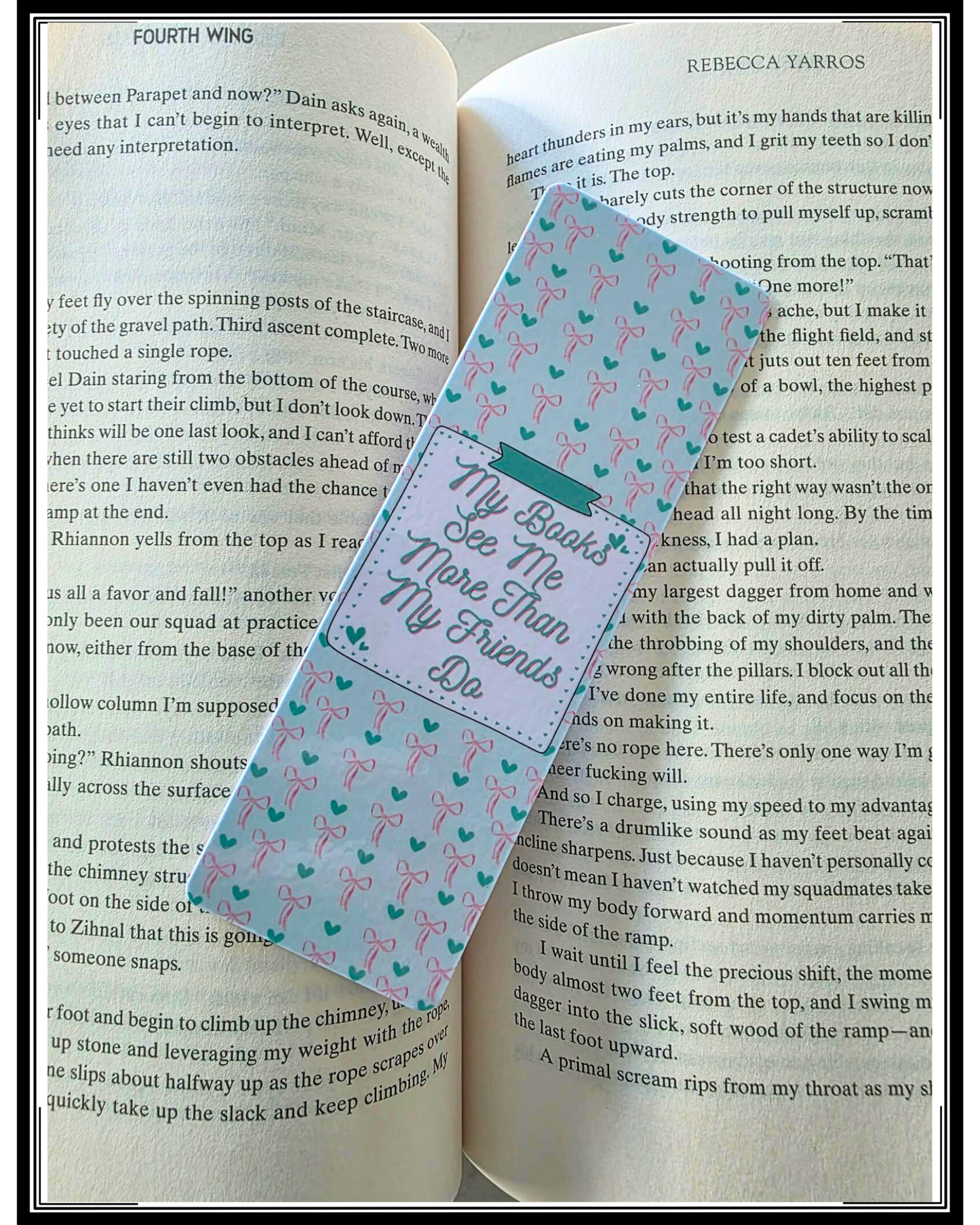 “My Books See Me More Than My Friends Do” Bookmark, Book Besties Bookstore