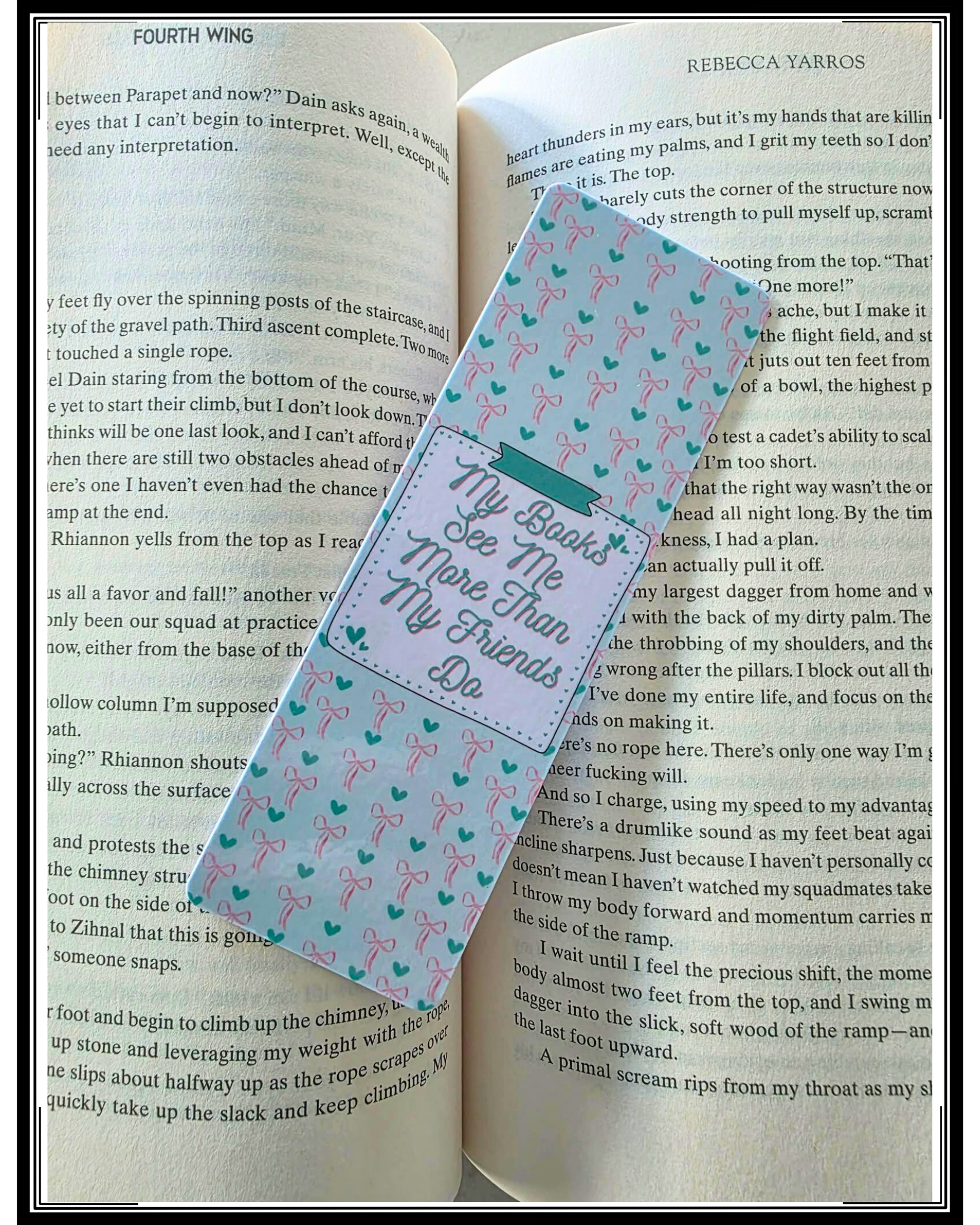 “My Books See Me More Than My Friends Do” Bookmark, Book Besties Bookstore