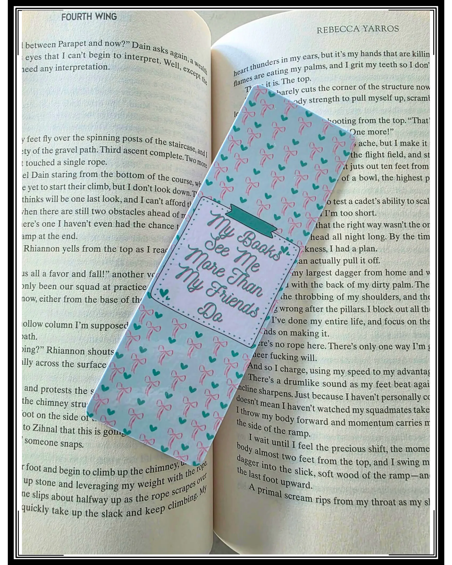 “My Books See Me More Than My Friends Do” Bookmark, Book Besties Bookstore
