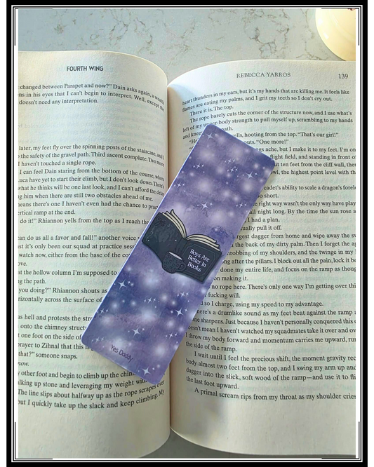 “Boys Are Better in Books” Bookmark, Book Besties Bookstore