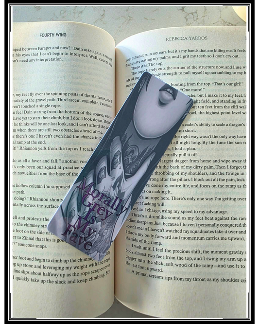 “Morally Grey Is My Fave” Bookmark, Book Besties Bookstore
