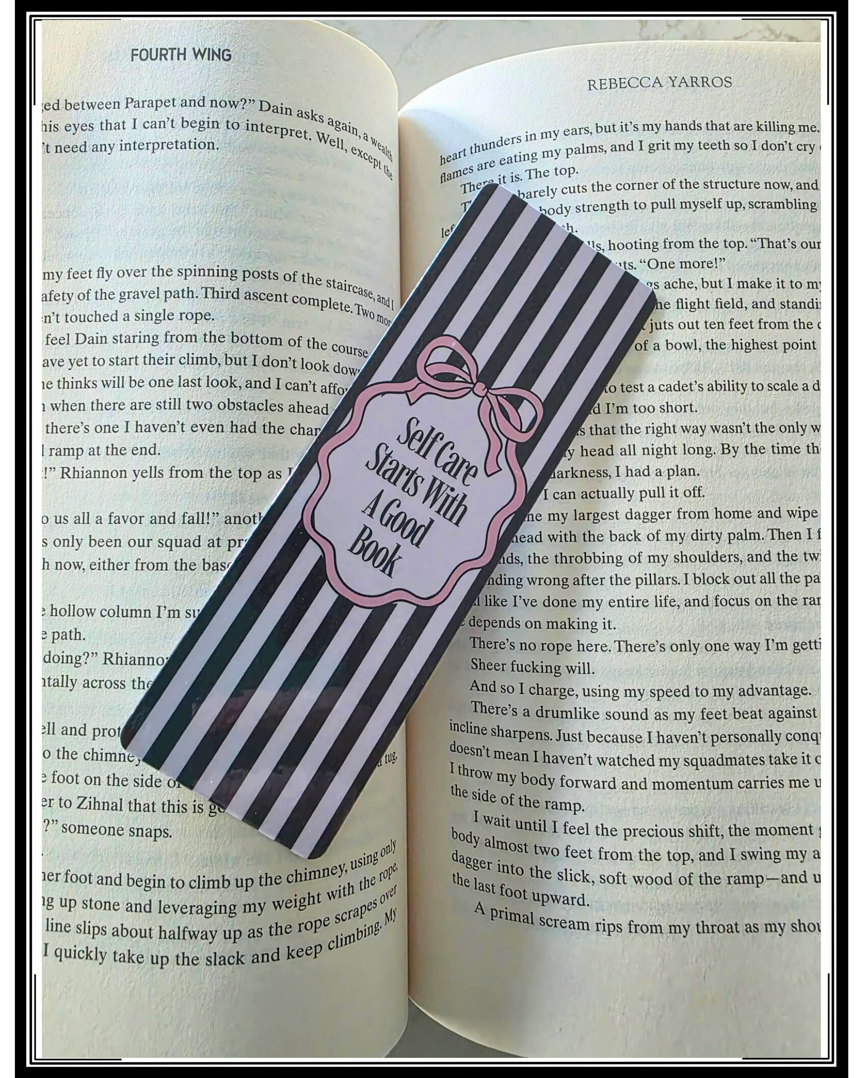 “Self Care Starts With A Good Book” Bookmark, Book Besties Bookstore
