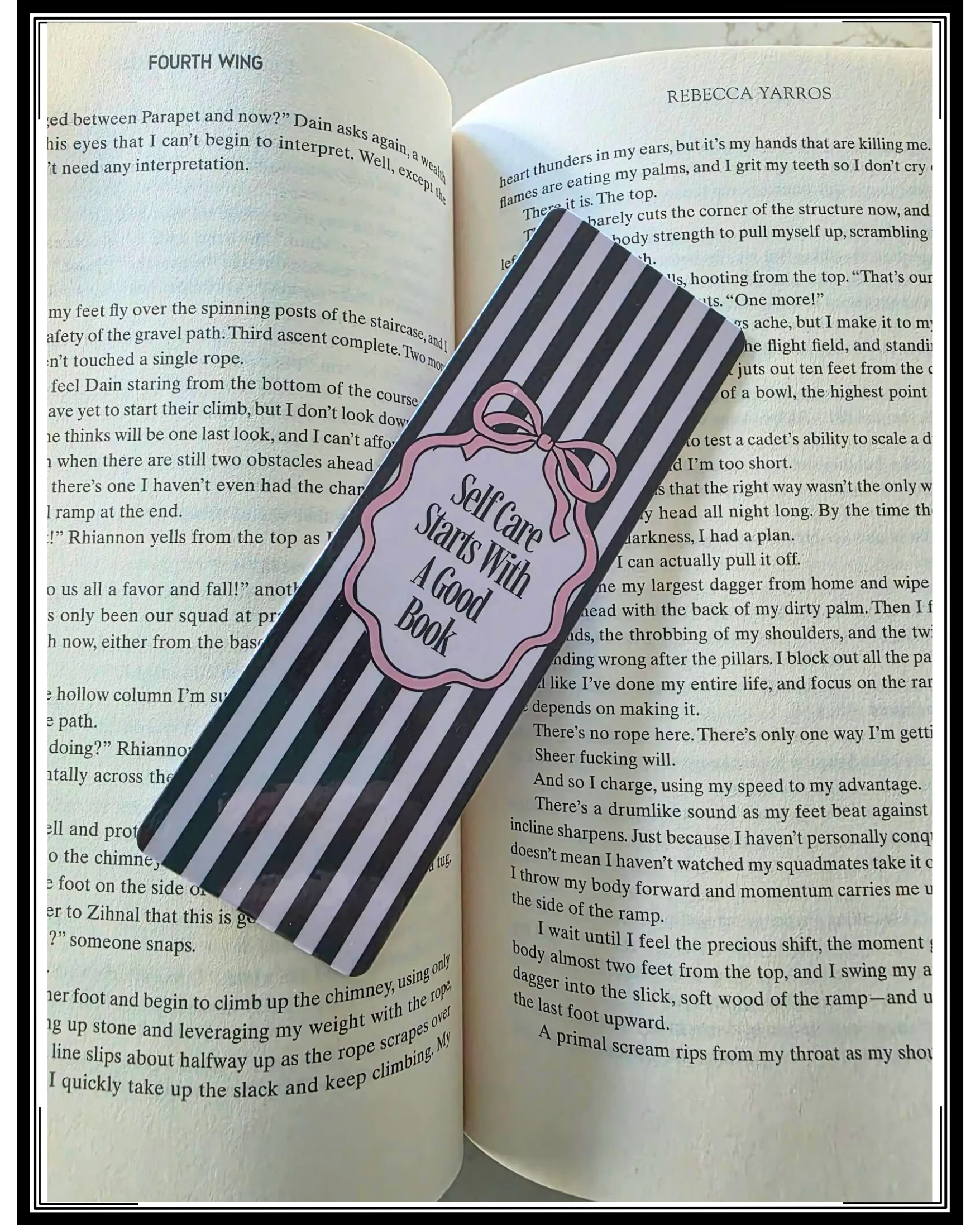 “Self Care Starts With A Good Book” Bookmark, Book Besties Bookstore