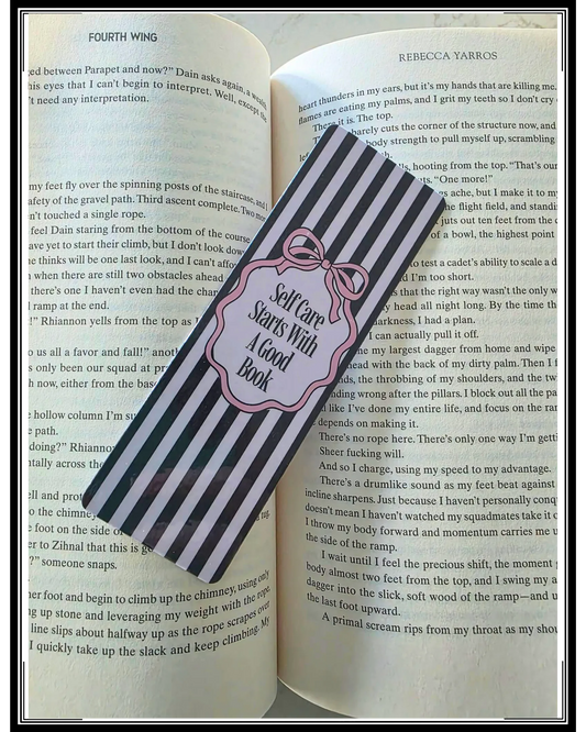 “Self Care Starts With A Good Book” Bookmark, Book Besties Bookstore