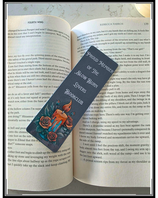 “Proud Member of the Slow Burn Lovers Bookclub” Bookmark, Book Besties Bookstore