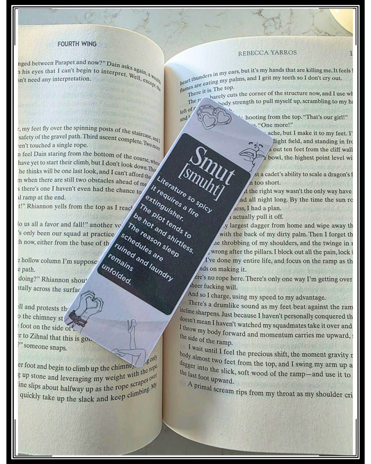 “Smut [smuht]” Bookmark, Book Besties Bookstore