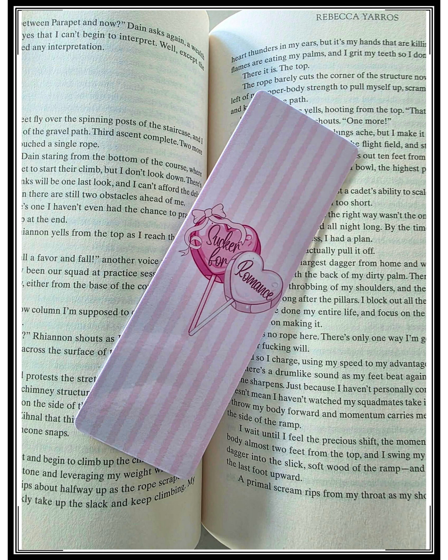“Sucker for Romance” Bookmark, Book Besties Bookstore
