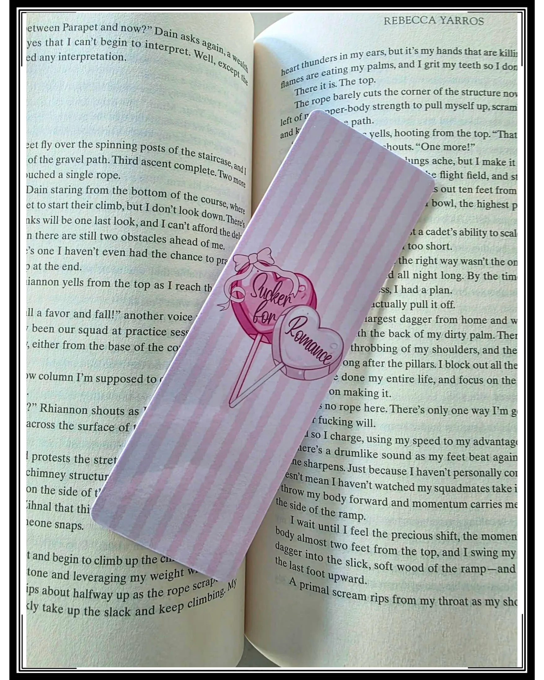 “Sucker for Romance” Bookmark, Book Besties Bookstore