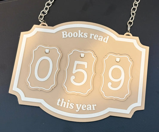 Books Read Counter Sign, Book Besties Bookstore